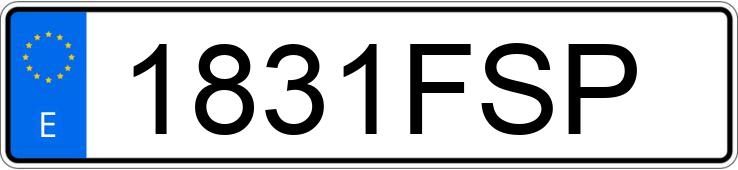 Numer rejestracyjny 1831FSP posiada VOLKSWAGEN GOLF Numer rejestracyjny 1831FSP posiada VOLKSWAGEN GOLF