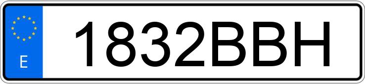 Numer rejestracyjny 1832BBH posiada NISSAN ALMERA