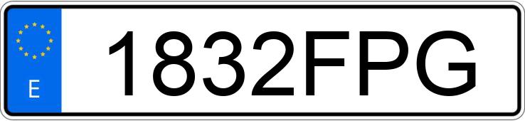 Numer rejestracyjny 1832FPG posiada CITROEN C3