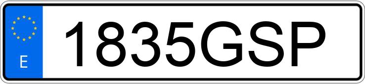 Numer rejestracyjny 1835GSP posiada VOLKSWAGEN GOLF Numer rejestracyjny 1835GSP posiada VOLKSWAGEN GOLF