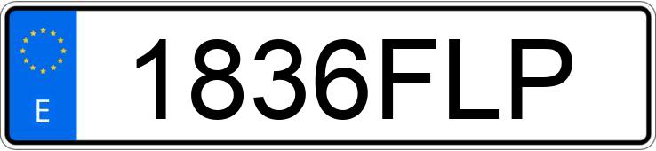 Numer rejestracyjny 1836FLP posiada SEAT TOLEDO Numer rejestracyjny 1836FLP posiada SEAT TOLEDO