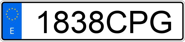 Numer rejestracyjny 1838CPG posiada CITROEN XSARA Numer rejestracyjny 1838CPG posiada CITROEN XSARA