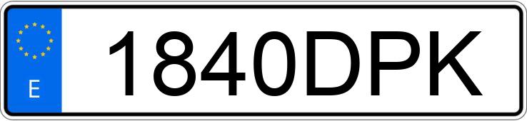 Numer rejestracyjny 1840DPK posiada PEUGEOT 407