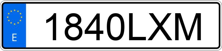 Numer rejestracyjny 1840LXM posiada KIA XCEED