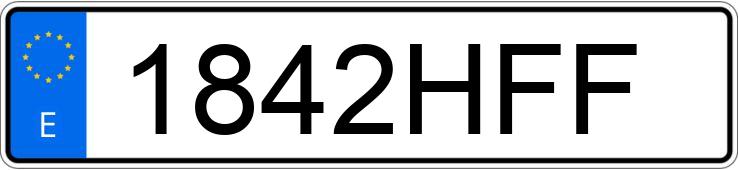 Numer rejestracyjny 1842HFF posiada RENAULT LAGUNA Numer rejestracyjny 1842HFF posiada RENAULT LAGUNA