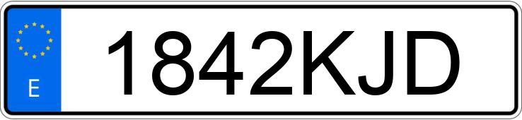 Numer rejestracyjny 1842KJD posiada FORD TRANSIT Numer rejestracyjny 1842KJD posiada FORD TRANSIT