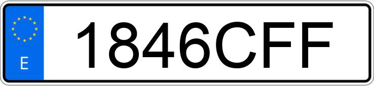 Numer rejestracyjny 1846CFF posiada CITROEN JUMPER