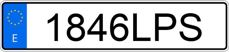 Numer rejestracyjny 1846LPS posiada BMW SERIE 3