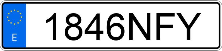 Numer rejestracyjny 1846NFY posiada OPEL ZAFIRA 2.0 CDTI 170 EXCELLENCE S/S AT