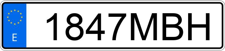 Numer rejestracyjny 1847MBH posiada MINI MINI