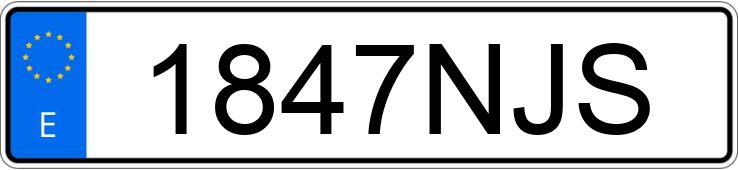 Numer rejestracyjny 1847NJS posiada ISUZU DMAX
