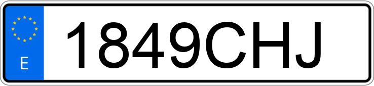 Numer rejestracyjny 1849CHJ posiada MERCEDES M (163-164)