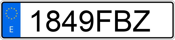 Numer rejestracyjny 1849FBZ posiada SEAT LEON