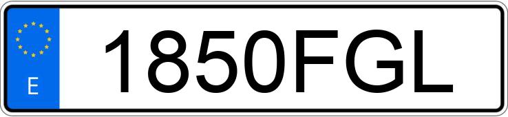 Numer rejestracyjny 1850FGL posiada SEAT LEON Numer rejestracyjny 1850FGL posiada SEAT LEON