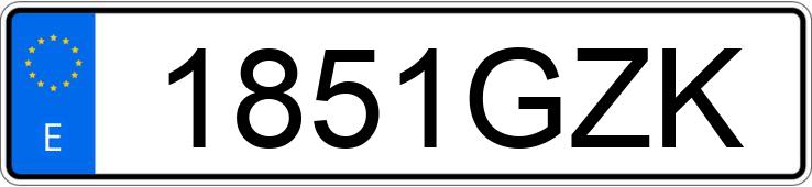 Numer rejestracyjny 1851GZK posiada SEAT IBIZA SC REFERENCE 1.2 TDI