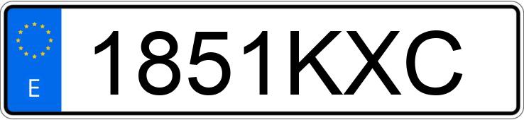 Numer rejestracyjny 1851KXC posiada HONDA CIVIC Numer rejestracyjny 1851KXC posiada HONDA CIVIC