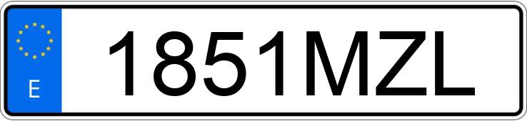 Numer rejestracyjny 1851MZL posiada RENAULT KANGOO