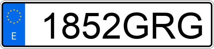 Numer rejestracyjny 1852GRG posiada RENAULT TWINGO