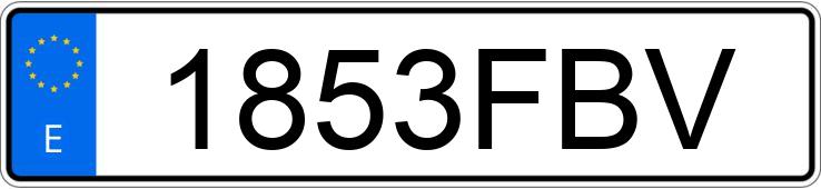 Numer rejestracyjny 1853FBV posiada FIAT STILO