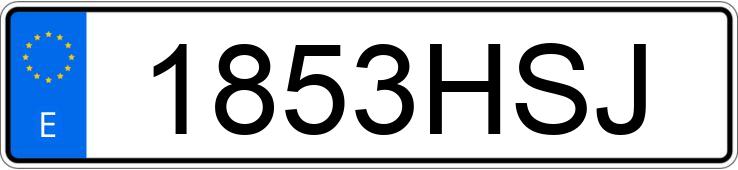 Numer rejestracyjny 1853HSJ posiada IVECO EUROCARGO TECTOR