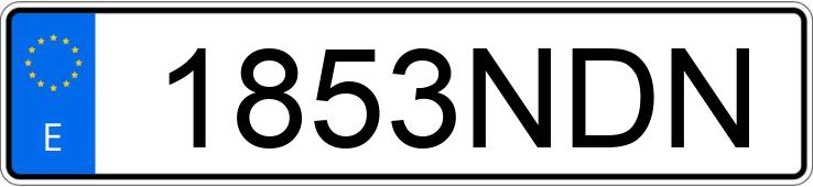 Numer rejestracyjny 1853NDN posiada BMW X1