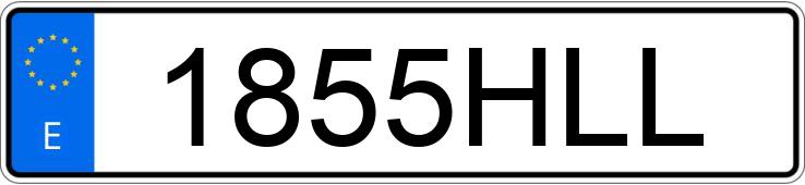 Numer rejestracyjny 1855HLL posiada MERCEDES C (204)