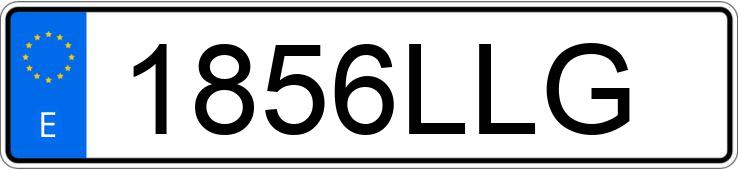 Numer rejestracyjny 1856LLG posiada MERCEDES GLC (253)