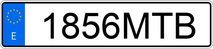 Numer rejestracyjny 1856MTB posiada SUZUKI BURGMAN 400