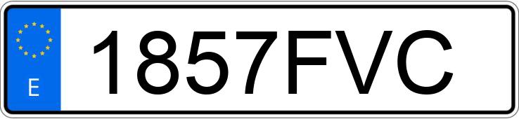 Numer rejestracyjny 1857FVC posiada BMW SERIE 5