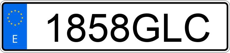 Numer rejestracyjny 1858GLC posiada BMW SERIE 5