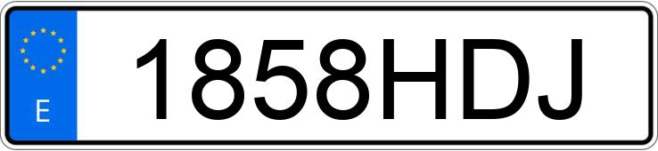 Numer rejestracyjny 1858HDJ posiada BMW SERIE 5 Numer rejestracyjny 1858HDJ posiada BMW SERIE 5