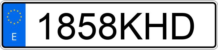 Numer rejestracyjny 1858KHD posiada PEUGEOT 5008 Numer rejestracyjny 1858KHD posiada PEUGEOT 5008