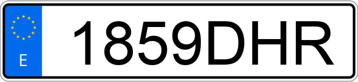 Numer rejestracyjny 1859DHR posiada MITSUBISHI L 200