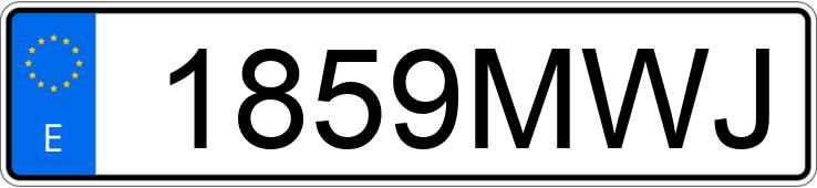 Numer rejestracyjny 1859MWJ posiada FERRARI ROMA Numer rejestracyjny 1859MWJ posiada FERRARI ROMA