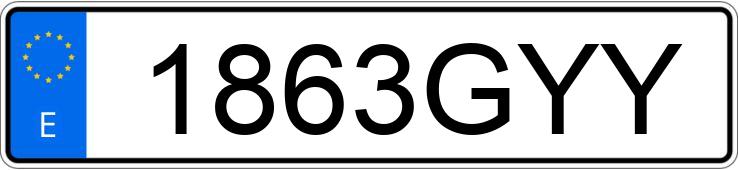 Numer rejestracyjny 1863GYY posiada KIA CEED