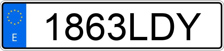 Numer rejestracyjny 1863LDY posiada MASERATI GRANTURISMO