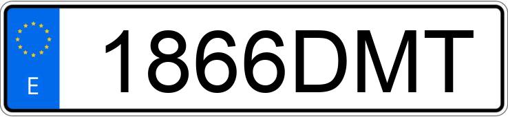 Numer rejestracyjny 1866DMT posiada CITROEN C8