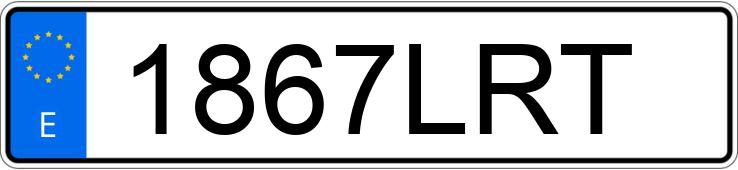 Numer rejestracyjny 1867LRT posiada BENTLEY CONTINENTAL Numer rejestracyjny 1867LRT posiada BENTLEY CONTINENTAL