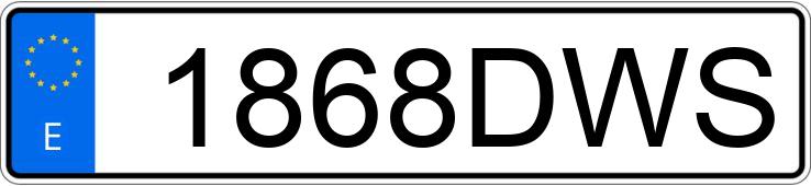 Numer rejestracyjny 1868DWS posiada VOLKSWAGEN CADDY Numer rejestracyjny 1868DWS posiada VOLKSWAGEN CADDY