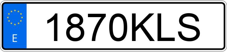 Numer rejestracyjny 1870KLS posiada OPEL COMBO
