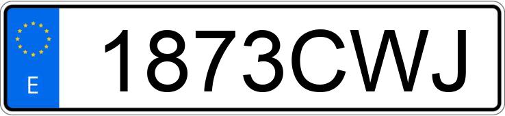 Numer rejestracyjny 1873CWJ posiada VOLKSWAGEN POLO
