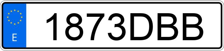 Numer rejestracyjny 1873DBB posiada NISSAN INTERSTAR