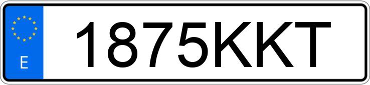 Numer rejestracyjny 1875KKT posiada CITROEN C3