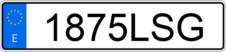 Die Registrierungsnummer 1875LSG hat TOYOTA C-HR