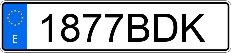 Numer rejestracyjny 1877BDK posiada SEAT ALHAMBRA Numer rejestracyjny 1877BDK posiada SEAT ALHAMBRA