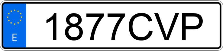 Numer rejestracyjny 1877CVP posiada SEAT IBIZA