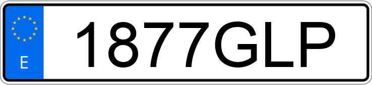 Numer rejestracyjny 1877GLP posiada FORD TRANSIT