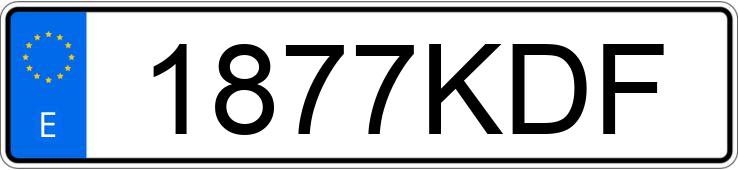 Numer rejestracyjny 1877KDF posiada ALFA ROMEO GIULIETTA