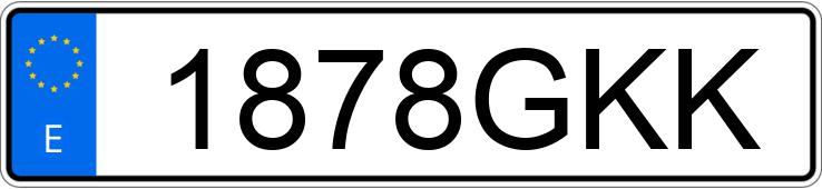 Numer rejestracyjny 1878GKK posiada NISSAN QASHQAI Numer rejestracyjny 1878GKK posiada NISSAN QASHQAI