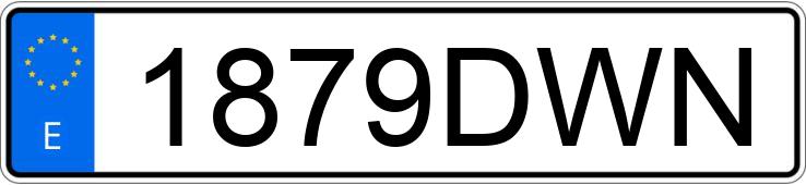 Numer rejestracyjny 1879DWN posiada PEUGEOT 407